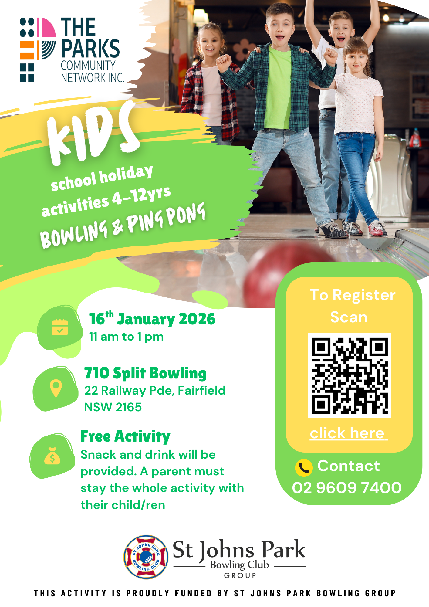 St John's Bowling Flyer 2026